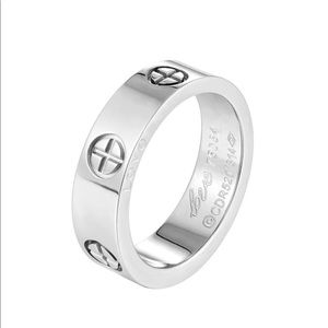 Silver Love Ring